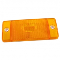Fender Side Front Marker Lamp - Amber - LH or RH - 1970-77 Ford Bronco, 1970-74 Ford Econoline