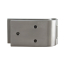 Door Hinge - Right - Upper or Lower - Polished Stainless - 1966-77 Ford Bronco