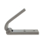 Door Hinge - Right - Upper or Lower - Polished Stainless - 1966-77 Ford Bronco