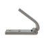 Door Hinge - Left - Upper or Lower - Polished Stainless - 1966-77 Ford Bronco