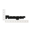Bedside Nameplate Emblem - Satin Black - "Ranger" - 1973-79 Ford Truck