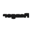 Bedside Nameplate Emblem - Satin Black - "Ranger" - 1973-79 Ford Truck