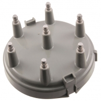 Distributor Cap - 6 cylinder - Gray - 1977-86 Ford Truck    