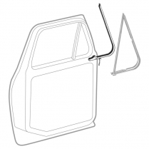Vent Window Frame - LH - 1978-79 Ford Truck, 1978-79 Ford Bronco