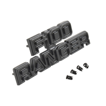 Cowl Side Emblem - Satin Black - "F-100 RANGER" - 1977-79 Ford Truck