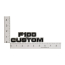 Cowl Side Emblem - "F-100 CUSTOM" - 1977-79 Ford Truck