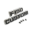 Cowl Side Emblem - "F-150 CUSTOM" - 1977-79 Ford Truck