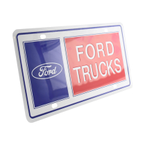 Vintage 70's Ford Trucks License Plate - All