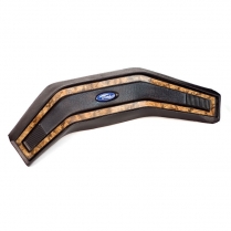 Horn Bar Pad and Switch - Black with Walnut Woodgrain - 1978-81 Ford Truck, 1978-81 Ford Bronco, 1978-80 Ford Econoline