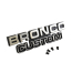 Cowl Side Emblem - "BRONCO CUSTOM" - 1978-79 Ford Bronco