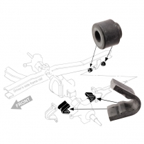 Radius Arm Bushing and Axle Kit - 1978-79 Ford Truck, 1978-79 Ford Bronco