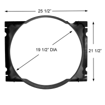 Fan Shroud - Radiator - 302ci. - 1978-79 Ford Truck