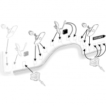 Lower Bedside Race Track Molding - Right - 1978-79 Ford Bronco