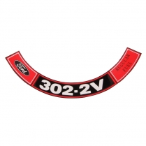 Decal - Air Cleaner - 302-2V - 1970-71 Ford Truck, 1970-71 Ford Car