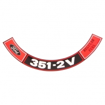 Decal - Air Cleaner - 351-2V - 1970-71 Ford Truck, 1970-71 Ford Car