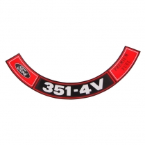 Decal - Air Cleaner - 351-4V - 1970-71 Ford Truck, 1970-71 Ford Car