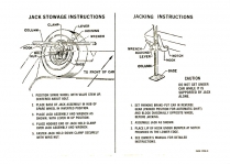 Decal - Jack Instructions - with Regular Wheels - 1966-67 Ford Fairlane
