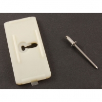 Body Side Lower Door Molding Clip - Plastic - 1980-86 Ford Truck & Bronco