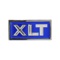 Cab Side Nameplate Emblem - "XLT" - 1980-86 Ford Truck, 1980-86 Ford Bronco
