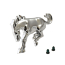Emblem - Bronco Horse - Mounting Stud & Clip - Chrome - 1966-88 Ford Bronco, 2021-Up Ford Bronco