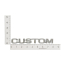 Front Fender Emblem - "CUSTOM" - 1980-81 Ford Truck