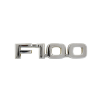 Front Fender Emblem - "F-100" - 1980-81 Ford Truck