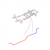 Brake Lines - Prebent - Long Bed - 4WD - 1980-81 Ford Truck
