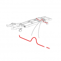 Brake Lines - Prebent - Rear Axle - 2WD - 1980-81 Ford Truck