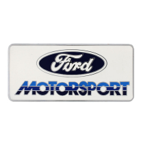 Vintage Early 80's Ford Motorsport Metal Dash Emblem - All