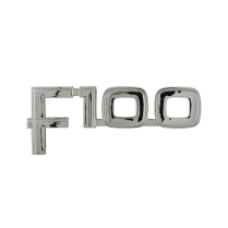 Front Fender Emblem - "F-100" - 1982-84 Ford Truck