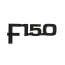 Front Fender Emblem - Black - "F-150" - 1982-86 Ford Truck