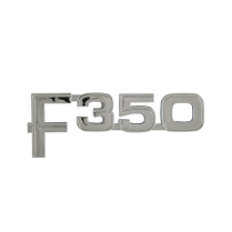 Front Fender Emblem - "F-350" - 1982-86 Ford Truck