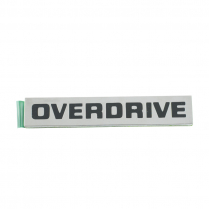 Tailgate Nameplate Emblem - "OVERDRIVE" - 1980-86 Ford Truck, 1983-88 Ford Ranger and Bronco II