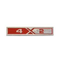 Front Fender Emblem - "4 x 2" - 1980-86 Ford Truck