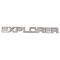 Bedside Nameplate Emblem - "EXPLORER" - 1980-86 Ford Truck