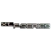 Instrument Panel Nameplate Emblem - "XLT" - 1987-91 Ford Truck    