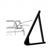 Vent Window Rubber Seals - LH - 1987-91 Ford Truck, 1987-91 Ford Bronco