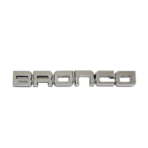 Front Fender Emblem - Chrome - "BRONCO" - 1987-91 Ford Bronco