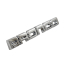 Front Fender Emblem - Chrome - "BRONCO" - 1987-91 Ford Bronco