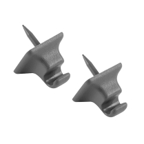 Sun Visor Arm Clip - Pair - 1987-96 Ford Truck, 1987-96 Ford Bronco, 1989-92 Ford Ranger, 1989-90 Bronco II