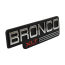 Front Fender Emblem - "Bronco XLT" - 1992-96 Ford Bronco