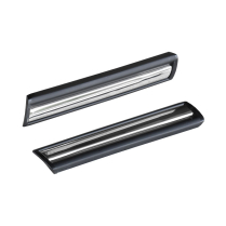 Front Fender Moldings - Black/Chrome - Pair - 1992-96 Ford Truck, 1992-96 Ford Bronco