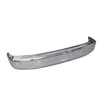 Front Bumper - Chrome - for with Impact Pad - 1992-95 Ford Truck, 1992-96 Ford Bronco