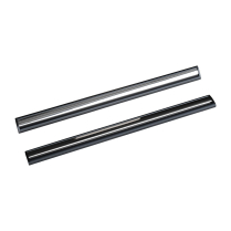 Cab Corner Moldings - Super Cab - Black/Chrome - Pair - 1992-96 Ford Truck