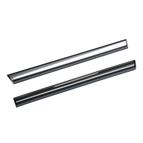 Bed Side Moldings - Rear of Bed - Black/Chrome - Pair - 1992-96 Ford Truck