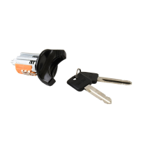 Ignition Switch Lock Cylinder & Keys - Black - 1992-96 Ford Truck, 1992-96 Ford Bronco
