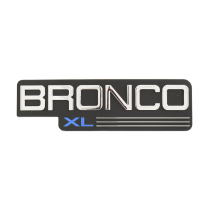 Front Fender Emblem "Bronco XL" - 1994-96 Ford Bronco