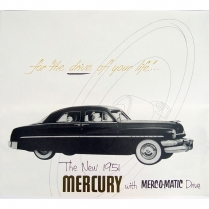 Sales Brochure - Mercury - 1951 Ford Car