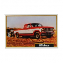 Postcard - Ford Dealership - 4WD - 1981 Ford Truck