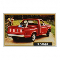 Postcard - Ford Dealership - Free Wheelin' - 1981 Ford Truck